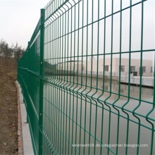 Grüner PVC-überzogener Maschendraht-Zaun